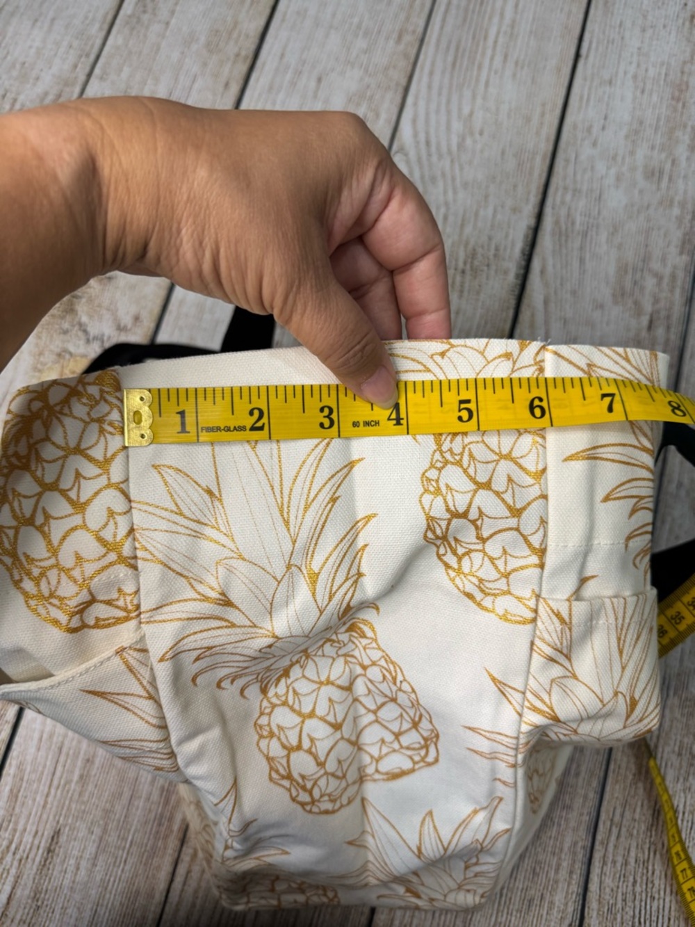 NWT Whole Foods Hawaii Pineapple Hydro Tote Bag Tag Aloha Co. - Picture 12 of 14